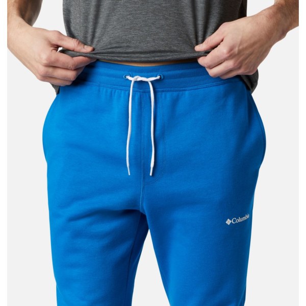 Nohavice Columbia CSC Logo Fleece Jogger II Panske Svetlo Indigo Biele | SK-FIY-417085