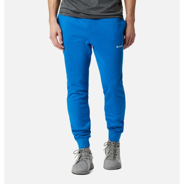 Nohavice Columbia CSC Logo Fleece Jogger II Panske Svetlo Indigo Biele | SK-FIY-417085
