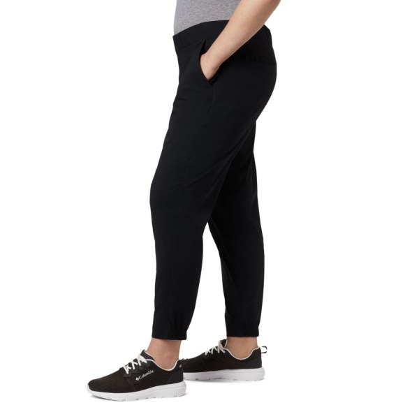 Nohavice Columbia Firwood Camp II Plus Size Damske Čierne | SK-WVB-321940