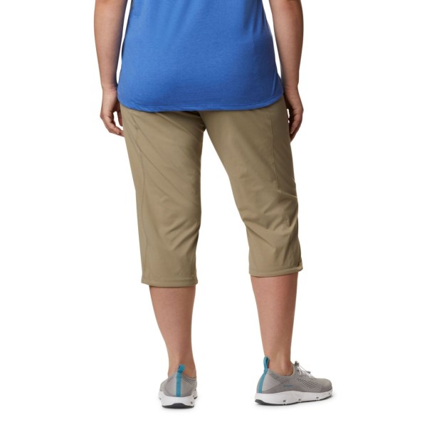 Nohavice Columbia Just Right II Capri Pant Plus Sizes Damske Hnede | SK-YAX-520167