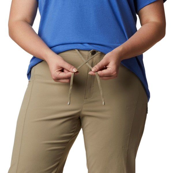 Nohavice Columbia Just Right II Capri Pant Plus Sizes Damske Hnede | SK-YAX-520167
