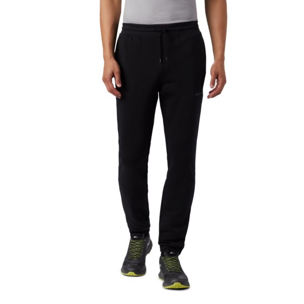 Nohavice Columbia Logo Fleece Jogger Panske Čierne | SK-MTC-218509
