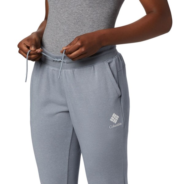 Nohavice Columbia Logo French Terry Jogger Damske Siva | SK-OAI-489260