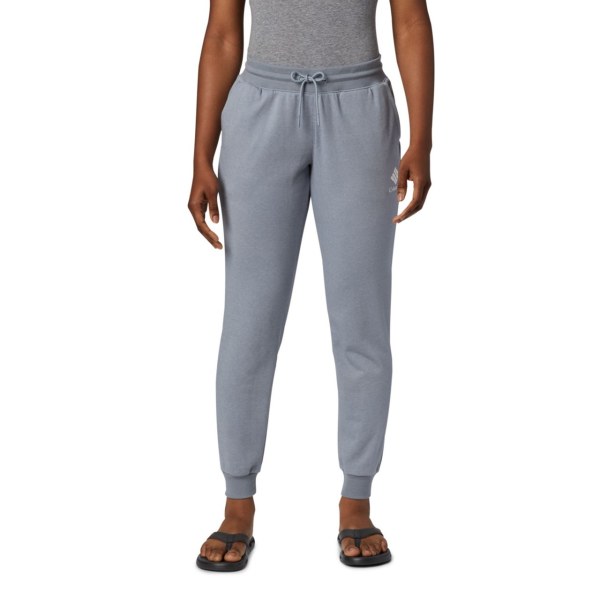 Nohavice Columbia Logo French Terry Jogger Damske Siva | SK-OAI-489260