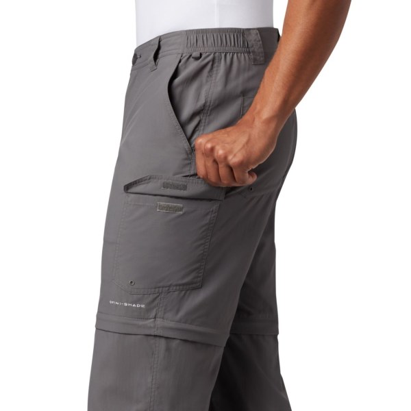 Nohavice Columbia PFG Blood 'N Guts III Convertible Panske Siva | SK-EQF-786024