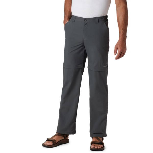 Nohavice Columbia PFG Blood 'N Guts III Convertible Big Panske Tmavo Siva | SK-VEF-642710
