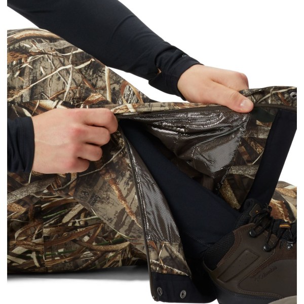 Nohavice Columbia PHG Widgeon III Bib Panske Hnede | SK-BID-530962