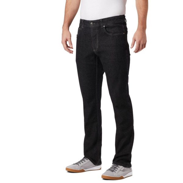 Nohavice Columbia Pilot Peak Denim Panske Čierne | SK-CJX-415809
