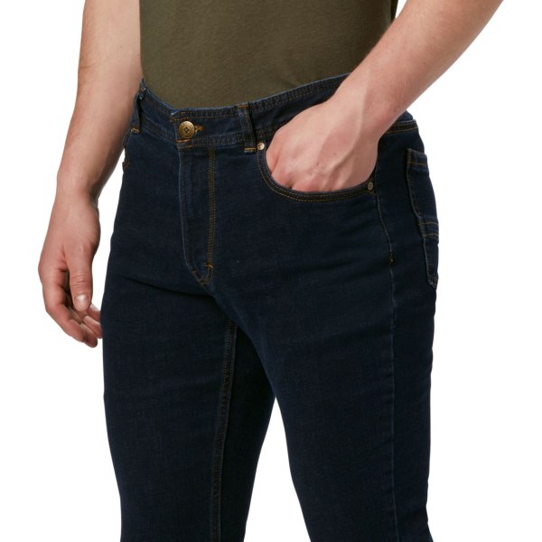 Nohavice Columbia Pilot Peak Denim- Slim Panske Čierne | SK-FCS-568031