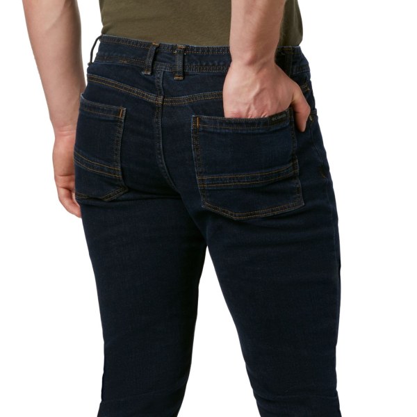 Nohavice Columbia Pilot Peak Denim- Slim Panske Čierne | SK-FCS-568031