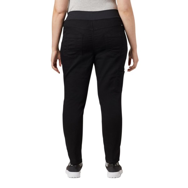 Nohavice Columbia Pinnacle Peak Hybrid Plus Size Damske Čierne | SK-ZUO-196340