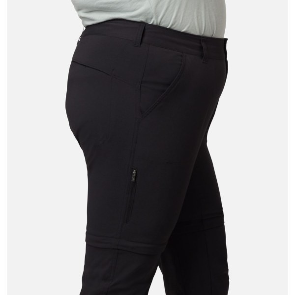 Nohavice Columbia Saturday Trailove II Convertible Plus Size Damske Čierne | SK-TFW-328957