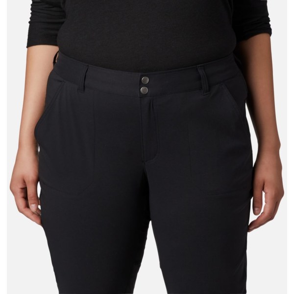 Nohavice Columbia Saturday Trailove Stretch Plus Size Damske Čierne | SK-QGH-951208