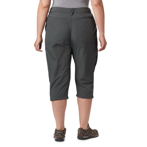 Nohavice Columbia Silver Ridge 2.0 Capri Plus Size Damske Tmavo Siva | SK-ONB-142376