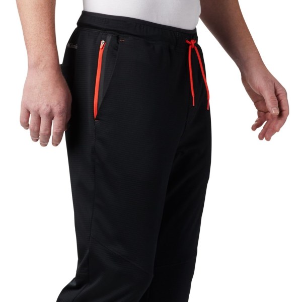 Nohavice Columbia Tech Trailove Knit Panske Čierne | SK-JXB-840765