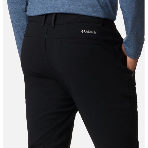 Nohavice Columbia Tech Trailove Warm Panske Čierne | SK-ISG-498027