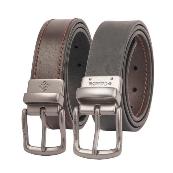 Opasky Columbia Kozene Reversible Bežná Panske Čierne Hnede | SK-JTN-923875