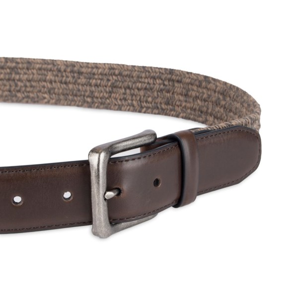 Opasky Columbia Mohawk 35MM Stretch Web Panske Hnede Olivovo Zelená | SK-GDN-812405