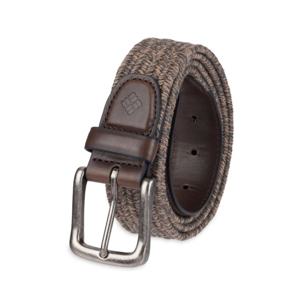 Opasky Columbia Mohawk 35MM Stretch Web Panske Hnede Olivovo Zelená | SK-GDN-812405