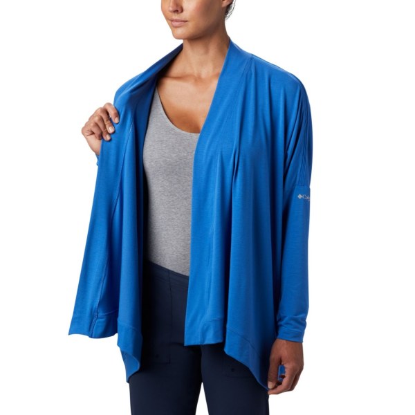 PFG Fishing Columbia PFG Slack Vody Knit Cover Up Wrap Damske Modre | SK-XUI-185423