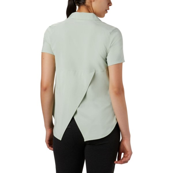 Polokosele Columbia Place To Place Kratke Sleeve Sun Damske Zelene | SK-HLI-814963