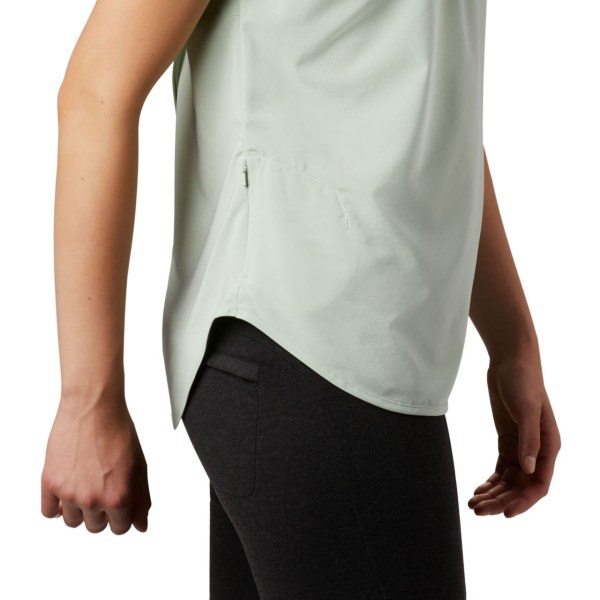 Polokosele Columbia Place To Place Kratke Sleeve Sun Damske Zelene | SK-HLI-814963