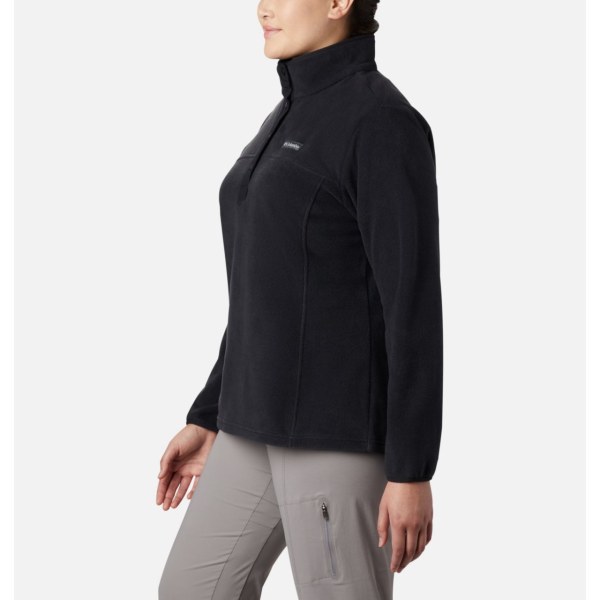 Pulovre Columbia Benton Springs Half Snap Plus Size Damske Čierne | SK-NAC-316928