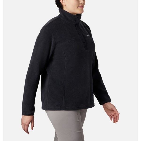 Pulovre Columbia Benton Springs Half Snap Plus Size Damske Čierne | SK-NAC-316928