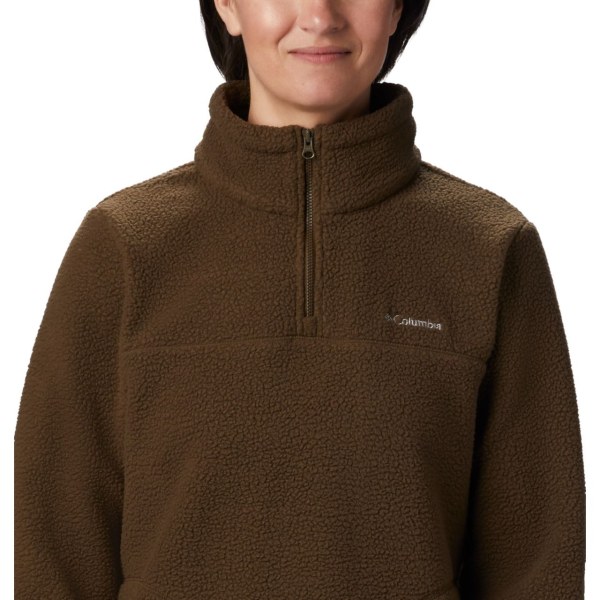 Pulovre Columbia Canyon Point Sherpa Damske Olivovo Zelená | SK-LBR-713620