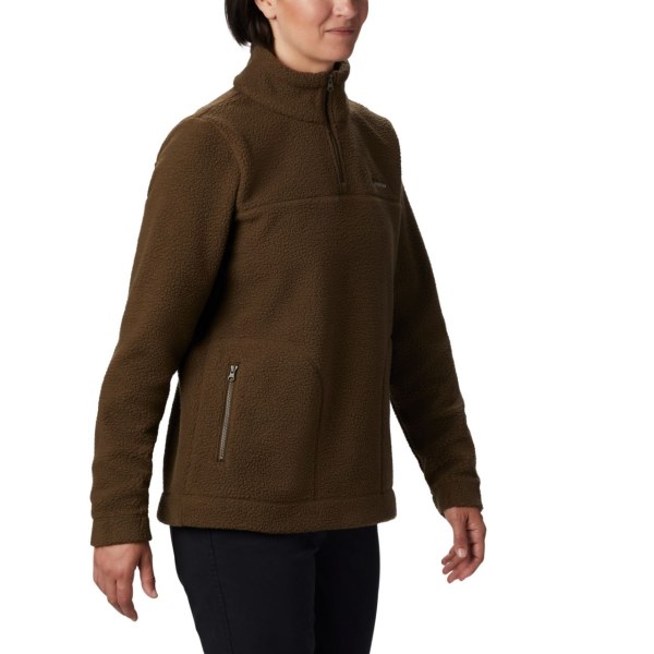 Pulovre Columbia Canyon Point Sherpa Damske Olivovo Zelená | SK-LBR-713620
