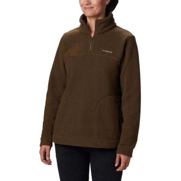 Pulovre Columbia Canyon Point Sherpa Damske Olivovo Zelená | SK-LBR-713620