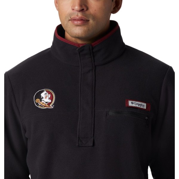 Pulovre Columbia Collegiate PFG Harborside Fleece - Florida State Panske Čierne | SK-QPZ-420367