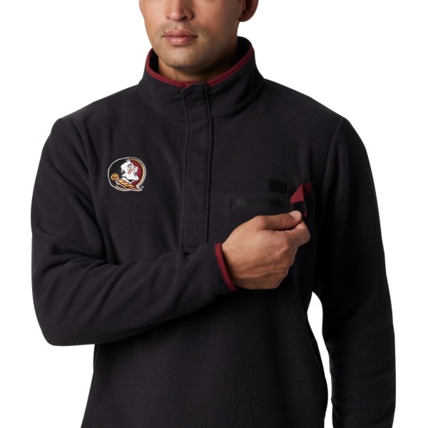 Pulovre Columbia Collegiate PFG Harborside Fleece - Florida State Panske Čierne | SK-QPZ-420367
