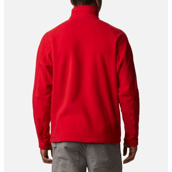 Pulovre Columbia Fast Trek III Half Zip Fleece Panske Modre Červené | SK-QHS-483096