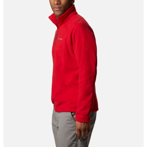 Pulovre Columbia Fast Trek III Half Zip Fleece Panske Modre Červené | SK-QHS-483096