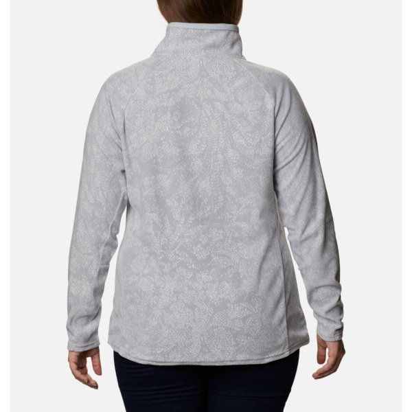 Pulovre Columbia Glacial IV Print Half Zip Plus Size Damske Siva | SK-VJT-978402