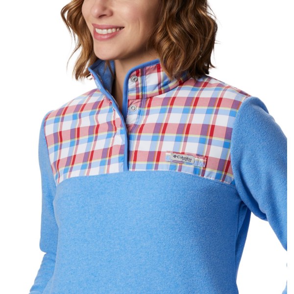 Pulovre Columbia Harborside II Overlay Fleece Damske Modre | SK-AWS-862351