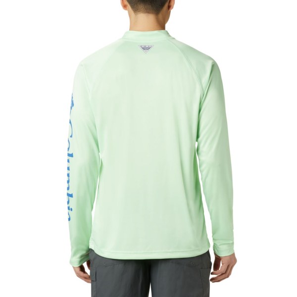 Pulovre Columbia PFG Terminal Tackle 1/4 Zip Panske Zelene | SK-IZJ-567092