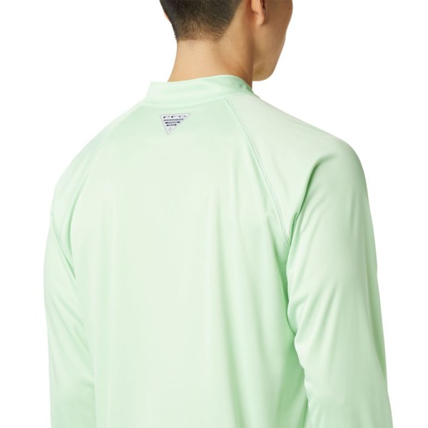 Pulovre Columbia PFG Terminal Tackle 1/4 Zip Panske Zelene | SK-IZJ-567092