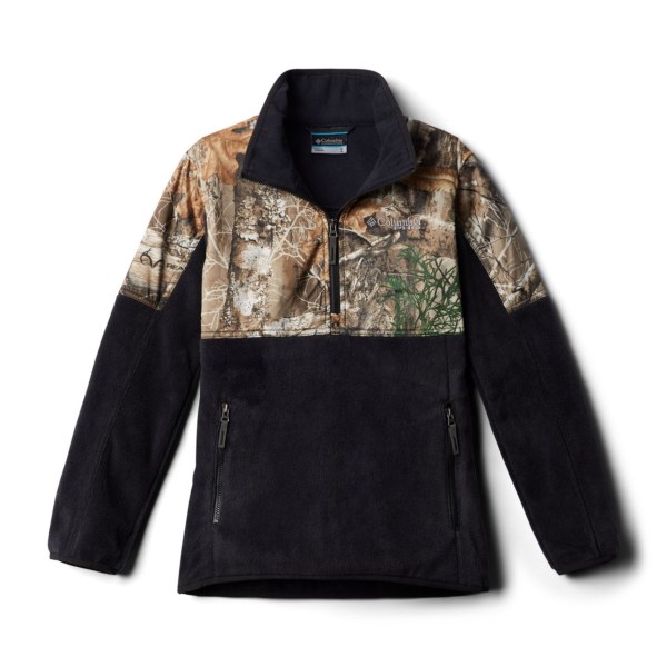 Pulovre Columbia PHG Overlay 1/4 Zip Fleece Chlapcenske Čierne | SK-FIN-051384