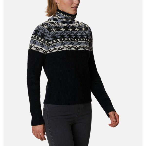 Pulovre Columbia Pine Street Jacquard Damske Čierne | SK-UNX-862170