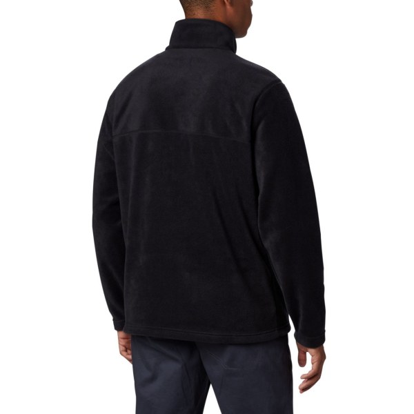 Pulovre Columbia Steens Mountain Half Snap Fleece Big Panske Čierne | SK-JZE-752160