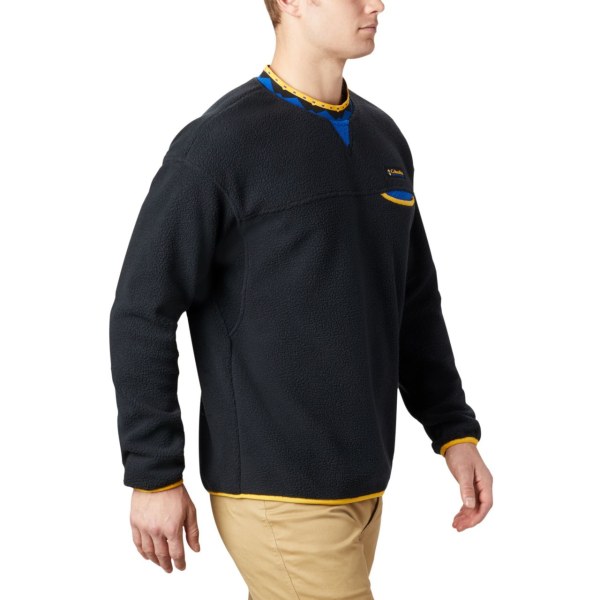 Pulovre Columbia Wapitoo Fleece Panske Čierne | SK-CVL-301829