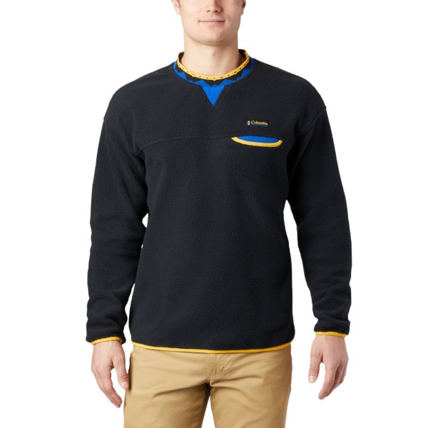 Pulovre Columbia Wapitoo Fleece Panske Čierne | SK-CVL-301829