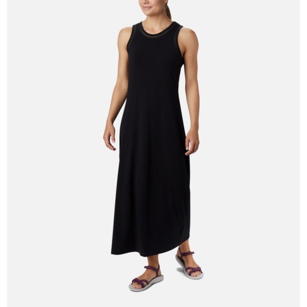 Saty Columbia PFG Slack Vody Knit Maxi Damske Čierne | SK-VLW-568902