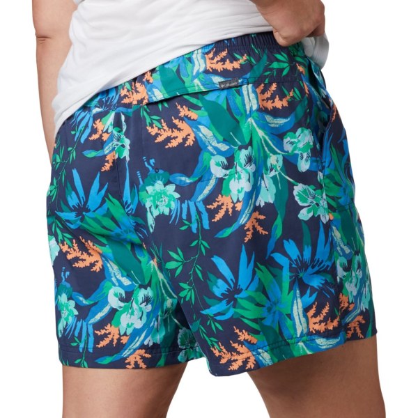 Sortky Columbia Sandy River II Printed Plus Size Damske Námornícka Modrá | SK-FWX-498375
