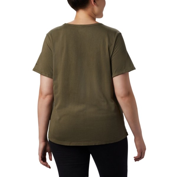 Tricko Columbia CSC Pigment Plus Size Damske Olivovo Zelená | SK-HXB-278046