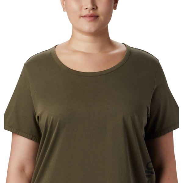 Tricko Columbia CSC Pigment Plus Size Damske Olivovo Zelená | SK-HXB-278046