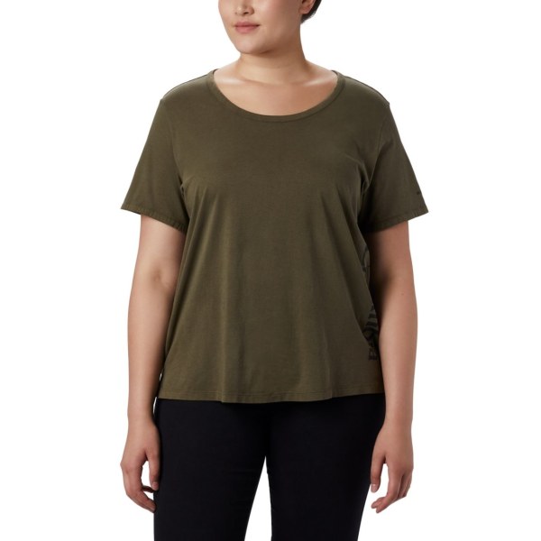 Tricko Columbia CSC Pigment Plus Size Damske Olivovo Zelená | SK-HXB-278046