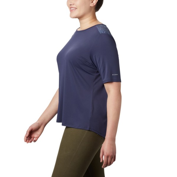 Tricko Columbia Chill River Kratke Sleeve Plus Size Damske Námornícka Modrá | SK-HUI-495821